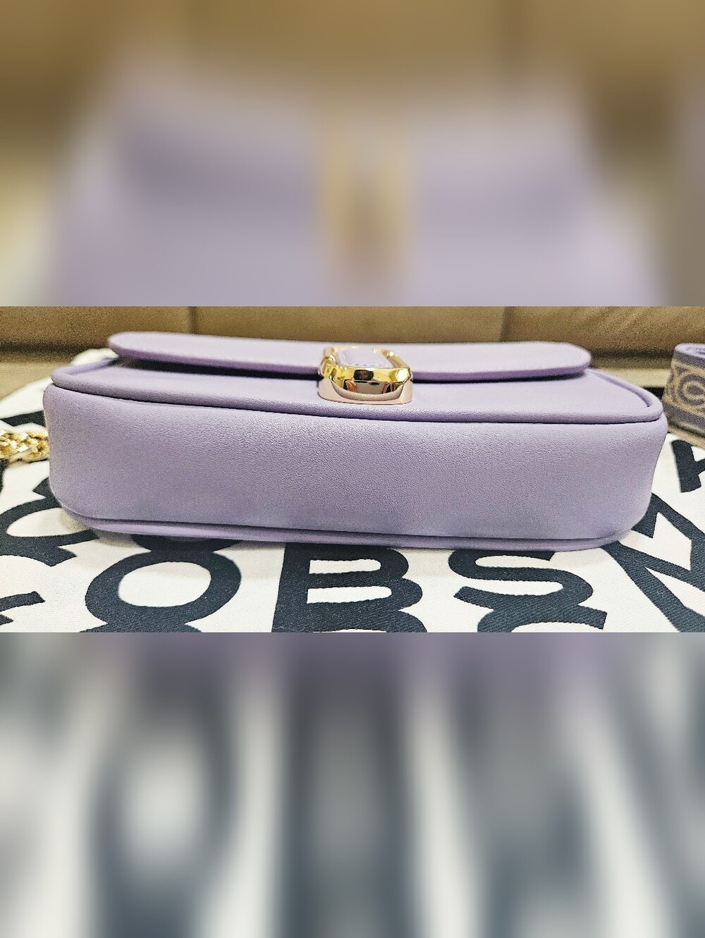 Marc Jacobs The J Marc Mini Shoulder Bag (Lavender/Gold) - Picture 8 of 16